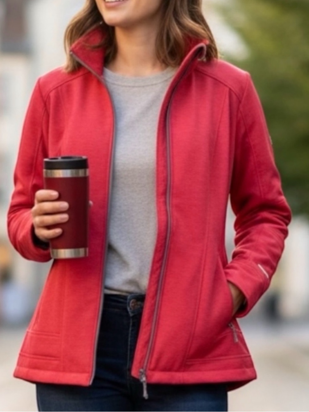 FREE COUNTRY Softshell All-Weather Jacket w/Removable Hood